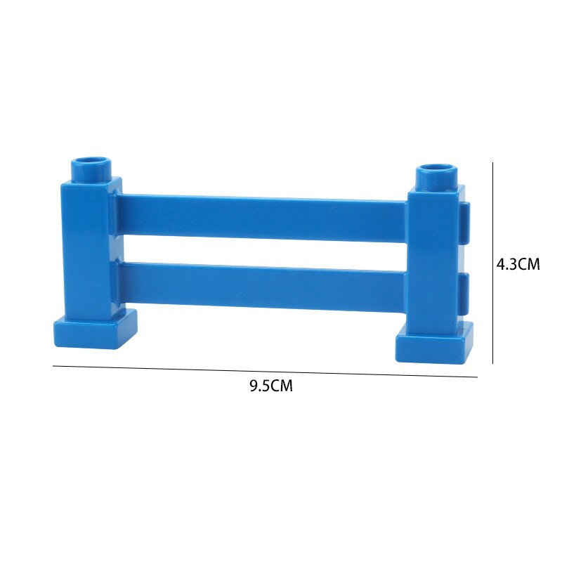 Big Building Blocks Compatible Slide Swing Seesaw Park Playground Series Large Bricks Children Educational Creative Toy Kid Gift