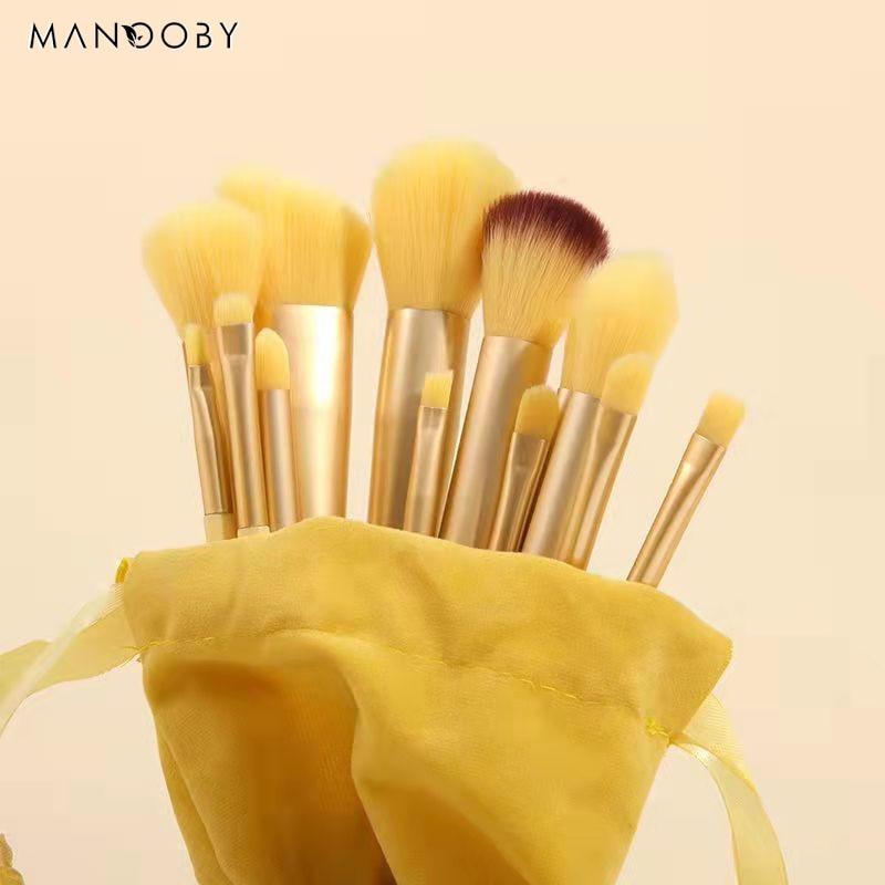 8/13Pcs Natural Makeup Brushes Soft Fluffy Hair Brushes Contour Eyeshadow Make Up Brushes Foundation Powder Beauty Tool Blending