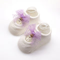 2022 Newborn Indoor Cotton Socks Bow Infant Anti Slip Socks Baby Girl Socks Rubber Soles Baby Boy Floor Socks Spring Autumn