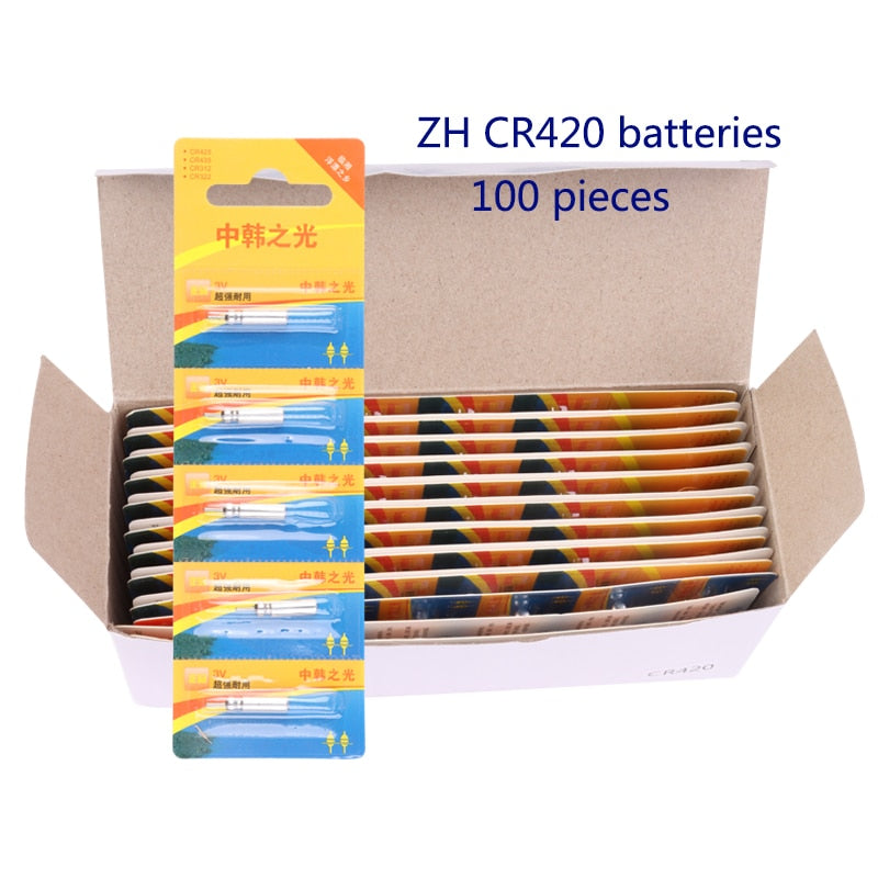 100pcs/lot Fishing Buoy Tools DLY CR311 316 322 425 435 ZH CR425+1 Bag Hooks Luminous Floats Tackle Bobber Tools Accessories