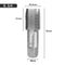 XCAN HSS Pipe Tap 1/8 1/4 3/8 1/2 3/4 1&#39;&#39; Metal Screw Thread Tap Threading Tools Hand Tools