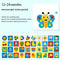 Montessori Baby Visual Stimulation Card Toys Black White Flash Cards High Contrast Visual Stimulation Learning Montessori Cards