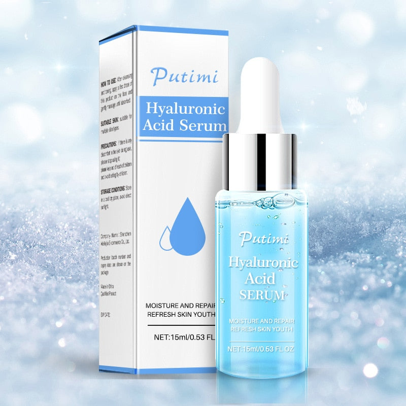 Hyaluronic Acid Moisturizing Serum Shrink Pores Oil Control Face Essence Whitening Brighten Wrinkle Remover Firming Products