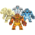 73 Style Disney Anime Figure Wolverine The Thing Spide Building Blocks Rman Thor Toys For Children Boy Girls Christmas Gift