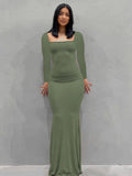 BOOFEENAA Strap Backless Long Maxi Dresses Party Club Vacation Outfits for Women Sexy Casual Summer Dress 2022 Wholesale C85CZ24