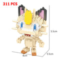 Pokemon Small Building Pokemon Blocks Small Cartoon Picachu Animal Model Education Game Graphics Pokemon Toys For Kids Birthday