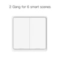 MOES 4 Gang Tuya ZigBee Wireless 12 Scene Switch Push Button Controller Battery Powered Automation Scenario for Tuya Devices