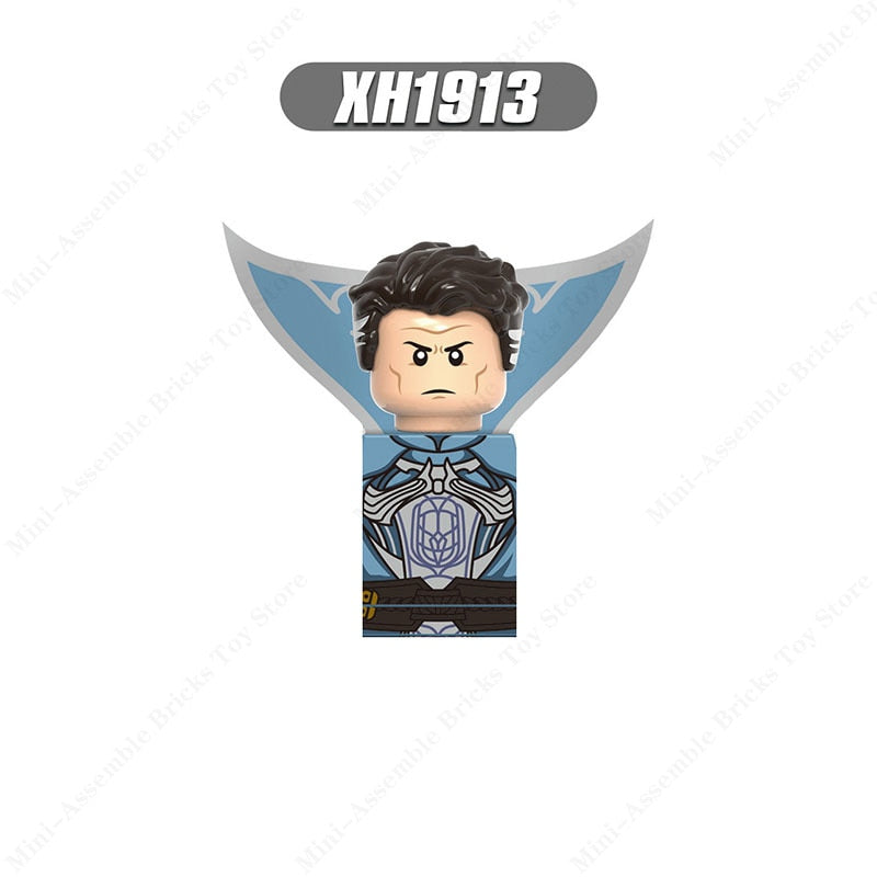 X0328 heroes blocks Disney anime movies X1833 X1835 X1836 mini action toy figures Assembly Toys bricks kids collection gifts