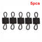 5pcs Tactical Backpack Binding Buckles Elastic Tactical Binding Buckle Carabiner Clip Bags Clasp Cord Fix Gear Elastic Strap