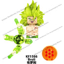KT1007 KT1009 KT1011 KT1020 KF6142 Dragon Ball Z Goku Vegeta Trunks Kuririn Mini Action toy Figures Kids Assemble dolls Gifts