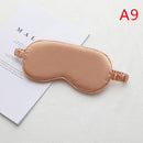 1Pc Eyeshade Sleeping Eye Mask Cover Eyepatch Blindfold Solid Portable New Rest Relax Eye Shade Cover Soft Pad