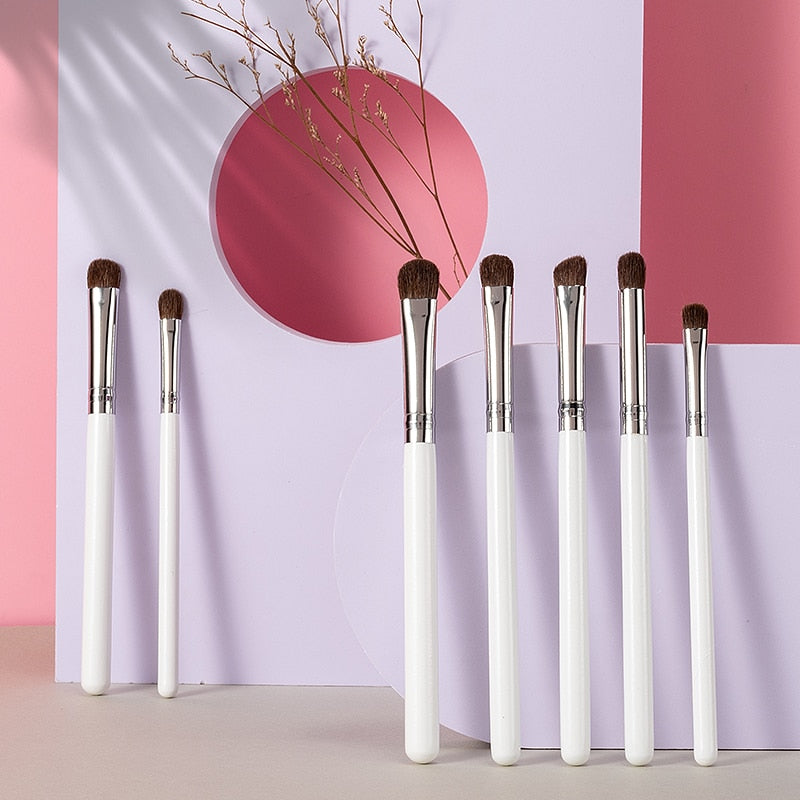 FLD Candy Makeup Brushes Set Face Foundation Powder Eye Shadow Eyebrow Highlight Kabuki Blending Brush Beauty Cosmetic Tools