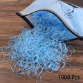 1000PCS Disposable Rubber Band Hairband For Children  Ponytail Hairs Ties Colourful Elastic Hair Bands Baby Hair Accessories