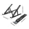 Foldable Laptop Stand Notebook Support Base Cooling laptop Bracket Universal Computer Holder Accessories For Macbook iPad Tablet