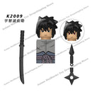 Naruto Sasuke Sakura Kakashi Obito Jiraiya Tsunade anime dolls Mini Action toy Figures cartoon Assemble blocks kid Birthday gift