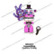 WM6074 WM6097 mini bricks FNAF Game Figure Chica Bonnie Foxy Freddy Bear Nightmare Boy Baby Skeleton Thriller Assembly Toys gift