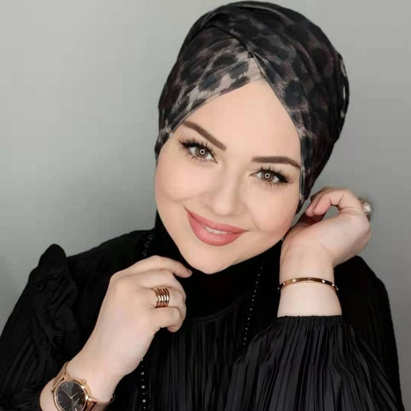 Muslim Fashion Pearl Black Modal Hijab Undercap Abaya Hijabs For Woman Abayas Jersey Head Scarf Dress Women Turbans Turban Cap