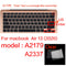 Keyboard cover for Apple Macbook pro13/16/15 Air13 inch All series Laptop silicone Case Clear Protector Skin A2442 A2337 EU/US