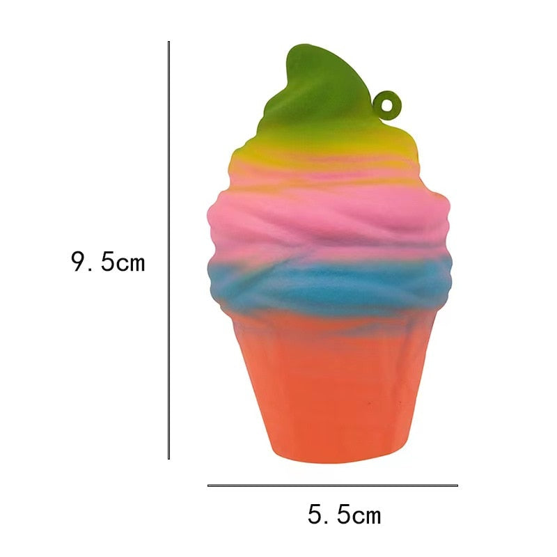 Jumbo Squishy Kawaii Animal Unicorn Cake Deer Panda Squishies Slow Rising Stress Ball fidget toys Squeeze food Toys for Kids