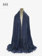 Pleated Plain Hijab Scarf Muslim Women Cotton Crinkle Headband Veil Scarves 2021 Fashion Islamic Headscarf Head Wraps Turban