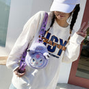 New Kawaii Sanrioed My Melody Cinnamoroll Cartoon Plush Bag Anime Soft Stuffed Animals Plushie Backpack Girls Doll Toys Gifts