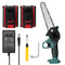 21V 4-6Inch Portable Electric Pruning-Saw 88VF Wood Spliting Chainsaw Brush Motor One-handed Woodworking Tool for Garden Orchard