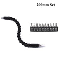 Flexible Shaft Extension Screwdriver Drill Bit Holder Link for Electronic Drill 200/250/295/400mm Hex Screwdriver Soft Shafts