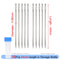 Leather Crafts Sewing Needle,Round Head Blunt Pint,Pointed Prism Sharp Tool for Embroidery Stitching Gold Tail Big Eye Needles