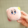 Kirby Keychain Kawaii 12Cm Cartoon Pink Star Keyring Soft Stuffed Plush Toys Cute Gifts Plushies For Girls Friends Childrens