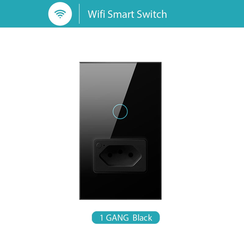 Tuya Wifi Smart Brazil Switch Plug Zigbee Smart Brazil Socket Smart Life Brazil Outlet With Power Monitor For Alexa Google Home