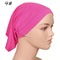 Ramadan Undercap Head Cover for Jewish Instant Jersey Bonnet Hijab Turbans for Women Muslim Fashion Inner Cap Turbante Capelli