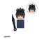 Naruto Sasuke Sakura Kakashi Obito Jiraiya Tsunade anime dolls Mini Action toy Figures cartoon Assemble blocks kid Birthday gift
