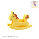 Big Size Action Figures City Princess Policemen Family Building Block Doll Character Accessory Toys Assembly Children Kids Gift