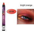 Pearlescent Eyeshadow Pen 12 Colors Lasting Waterproof Not Blooming Shiny Glitter Silkworm Gel Pen Eye Shadow Pencil Cosmetic