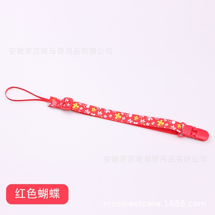1pcs Comfortable Material Pacifier Cute Baby Clips Chain Dummy Clip Holder Nipples Children Cartoon Pacifier Clip Soother Holder