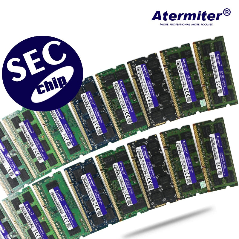 NEW 2GB 4GB 8GB 2G 4G 8G PC3L PC3 DDR3  1066Mhz 1333hz 1600Mhz 12800 10600 8500 Laptop Memory Notebook RAM Hynix Chip SEC Chip