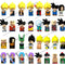 KT1007 KT1009 KT1011 KT1020 KF6142 Dragon Ball Z Goku Vegeta Trunks Kuririn Mini Action toy Figures Kids Assemble dolls Gifts
