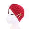 Fashion Muslim Turban Scarf For Women Islamic Inner Hijab Caps Twisted Arab wrap Head Wraps Musulman Turbante Mujer
