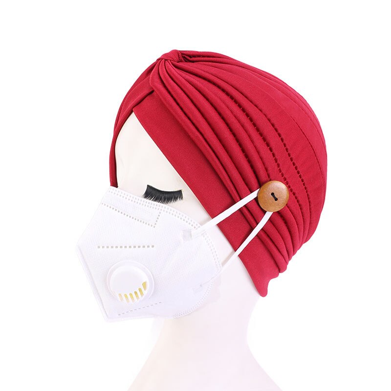 Fashion Muslim Turban Scarf For Women Islamic Inner Hijab Caps Twisted Arab wrap Head Wraps Musulman Turbante Mujer