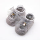 2022 Newborn Indoor Cotton Socks Bow Infant Anti Slip Socks Baby Girl Socks Rubber Soles Baby Boy Floor Socks Spring Autumn