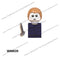 WM6075 WM6101 WM6102 Halloween Horror Movie Building Blocks The Shining Silent Hill Bricks Jack Pyramid mini Action toy Figures