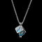 FAMSHIN Fashion Silver Color Charm Luminous Pendant Necklace Women Moon Glowing Stone Necklace Christmas Necklaces Jewelry Gifts