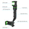 Car Phone Holder Multifunctional 360 Degree Rotatable Auto Rearview Mirror Seat Hanging Clip Bracket Cell Phone Holder for Car