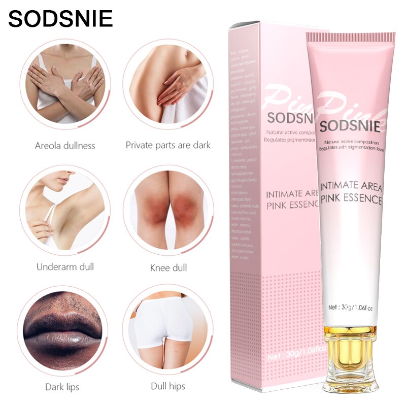 Intimate Area Pink Essence Regulate Break Down Privates Skin Pigmentation Deep Rapid Nourishment Repair Private Part Care 30g