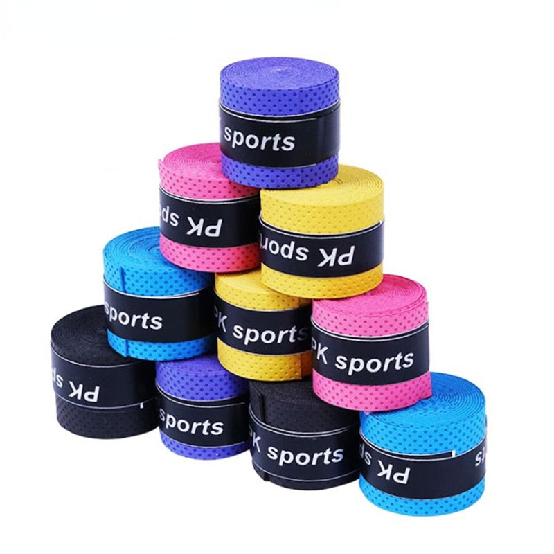 1Pcs Fishing Rod Racket Handle Wrapping Belt Absorbing Sweat Belt Anti-Slip Tape Badminton Tennis Racket Grip Sports Accessory