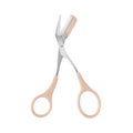Eyebrow Trimmer Scissors Comb Stainless Steel Brow Hair Scissors Clips Shaping Razor Grooming Trimmer 1Pcs Makeup Accessories