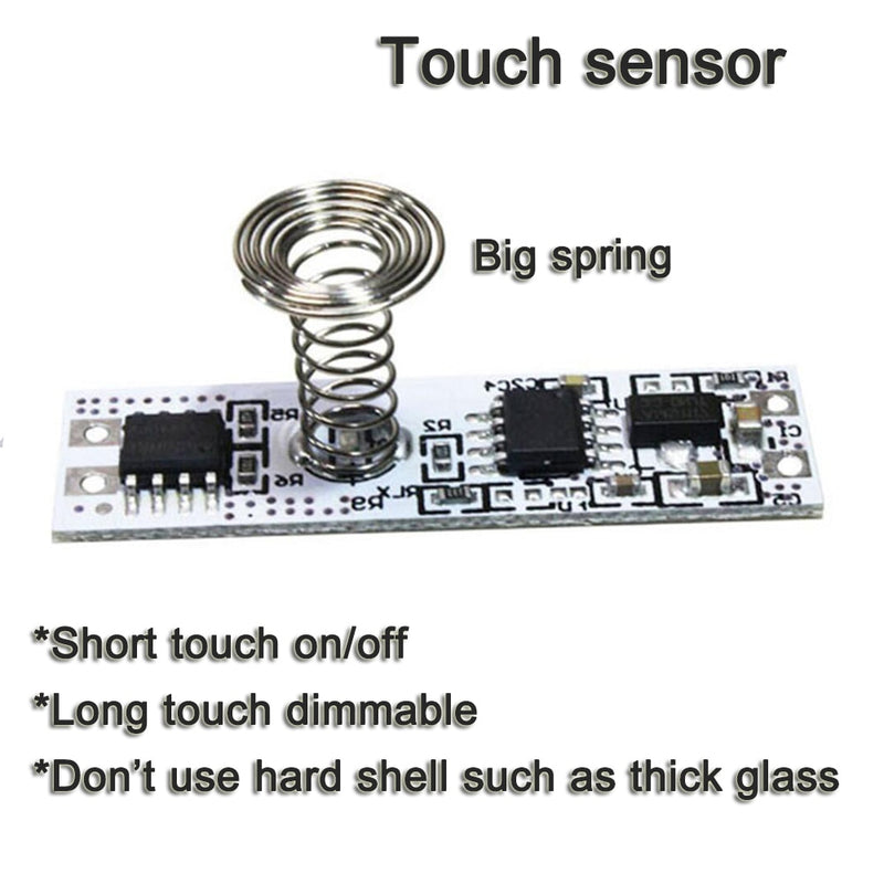 5V 12V 24V 4A Dimmable Sensor Switch Hand Wave Dimmer PIR Switch for LED Strip LED,Touch switch for  Kitchen Cabinet LED Lights