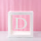 Baby Shower Box Custom Alphabet Name Transparent Balloon Box Birthday Party Decoration Kids DIY Wedding Baby Shower Suppiles
