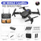 2022 New LSRC Quadcopter E88-525 Pro WIFI FPV Drone With Wide Angle HD 4K Camera Height Hold Avoidance RC Foldable Dron Gift Toy