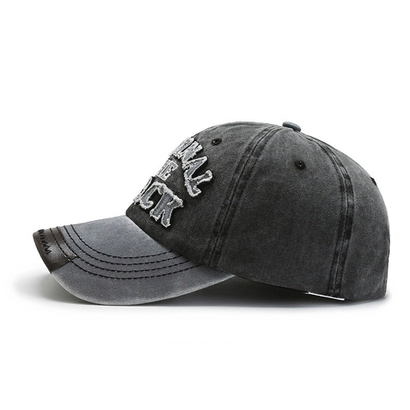 Retro Letter Embroidery Baseball Caps 2022 New Spring Summer Men Women Cotton Adjustable Casual Hat Hip Hop Streetwear Sun Hats